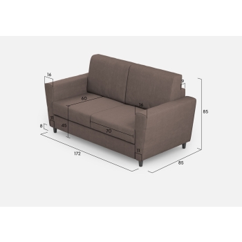 Divano Yasel 2 posti di Ityhome