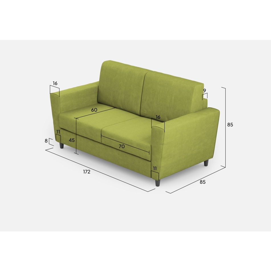Divano Yasel 2 posti di Ityhome