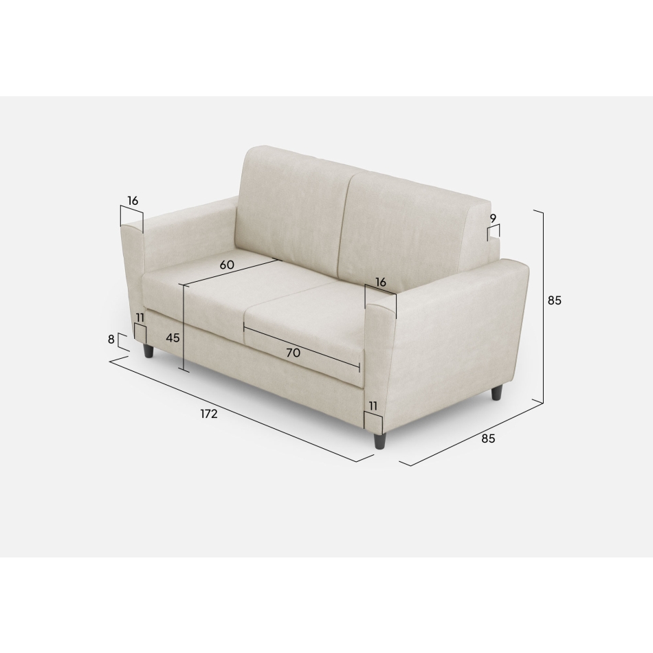 Divano Yasel 2 posti di Ityhome