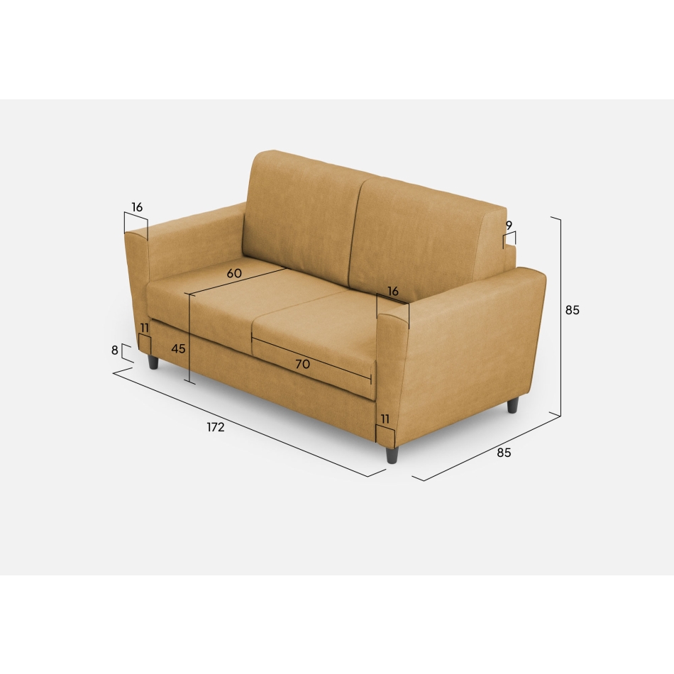 Divano Yasel 2 posti di Ityhome