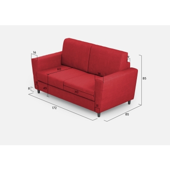 Divano Yasel 2 posti di Ityhome