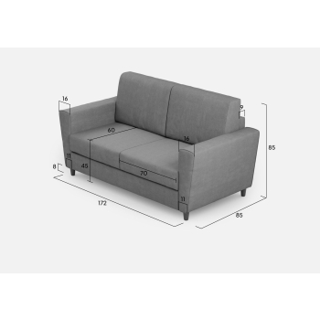 Divano Yasel 2 posti di Ityhome