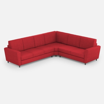 Divano Yasel 3 posti con angolo e divano a 2 posti di Ityhome