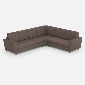 Divano Yasel 3 posti con angolo e divano a 2 posti di Ityhome