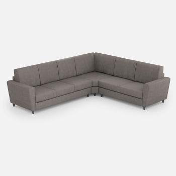 Divano Yasel 3 posti con angolo e divano a 2 posti di Ityhome