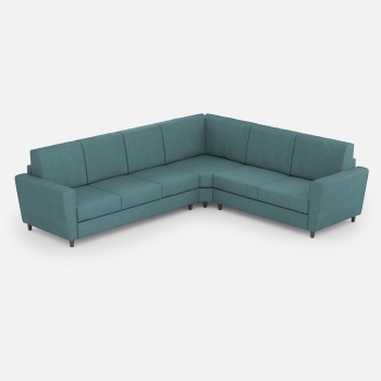 Divano Yasel 3 posti con angolo e divano a 2 posti di Ityhome