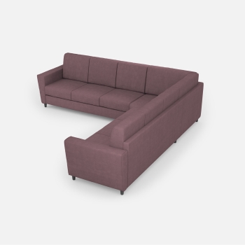 Divano Yasel 3 posti con angolo e divano a 3 posti di Ityhome