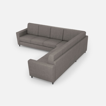 Divano Yasel 3 posti con angolo e divano a 3 posti di Ityhome