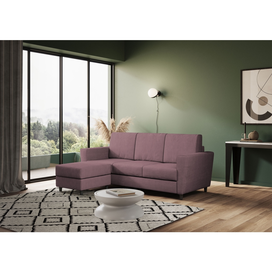 Divano Yasel 3 posti con pouf di Ityhome
