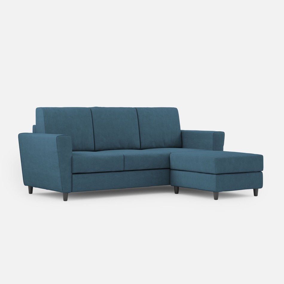Divano Yasel 3 posti con pouf di Ityhome