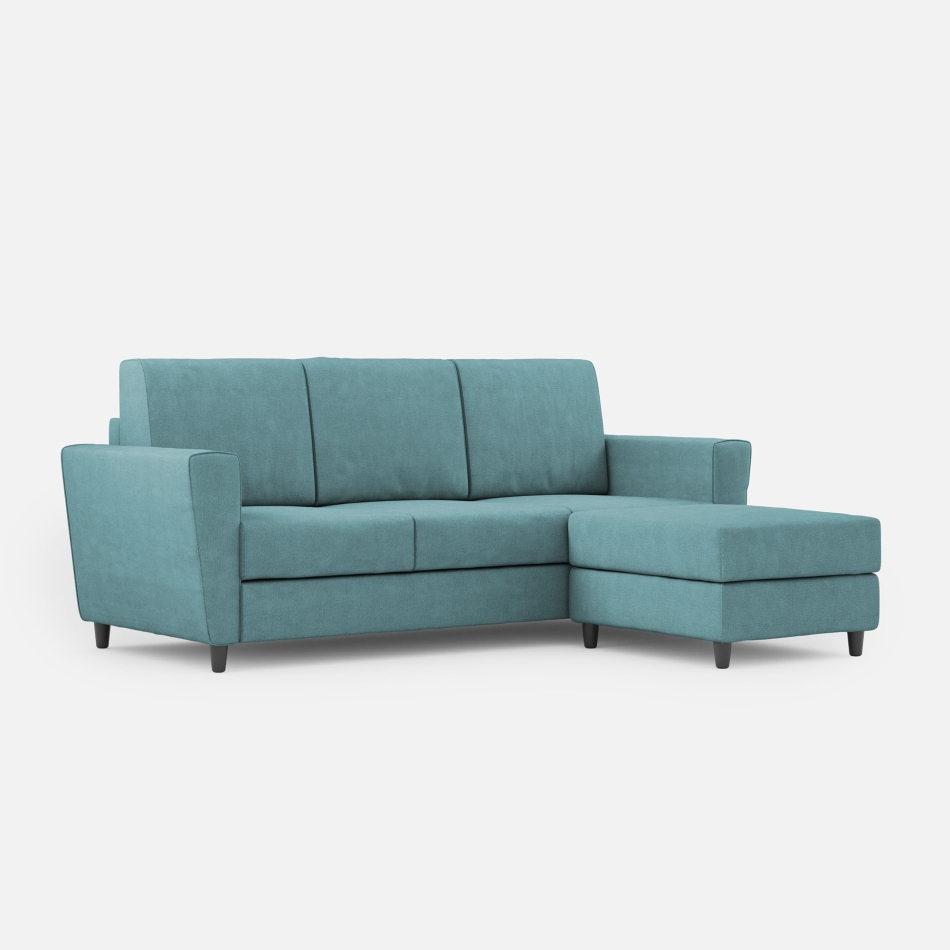 Divano Yasel 3 posti con pouf di Ityhome