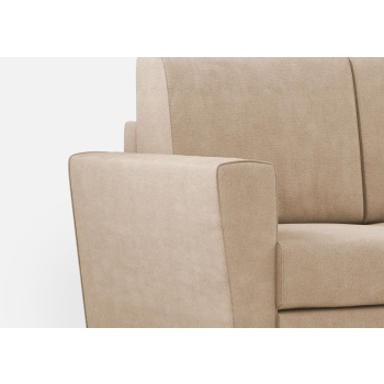 Divano Yasel 3 posti con pouf di Ityhome