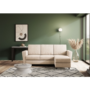 Divano Yasel 3 posti con pouf di Ityhome