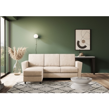 Divano Yasel 3 posti con pouf di Ityhome