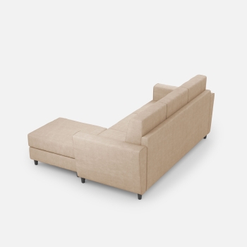 Divano Yasel 3 posti con pouf di Ityhome