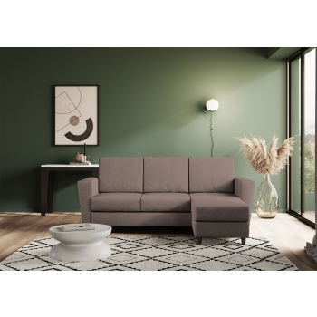 Divano Yasel 3 posti con pouf di Ityhome