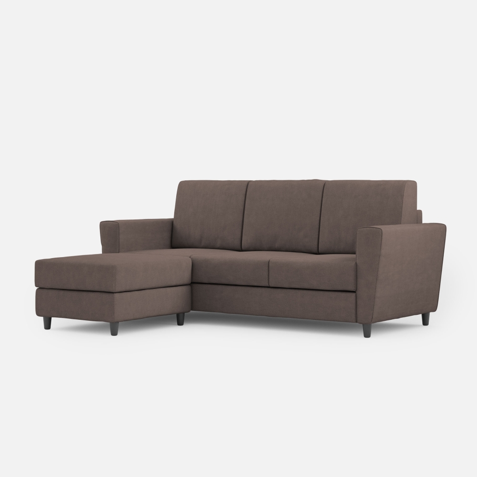Divano Yasel 3 posti con pouf di Ityhome