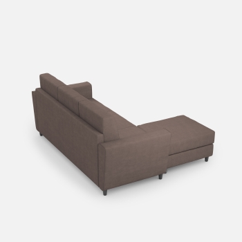 Divano Yasel 3 posti con pouf di Ityhome