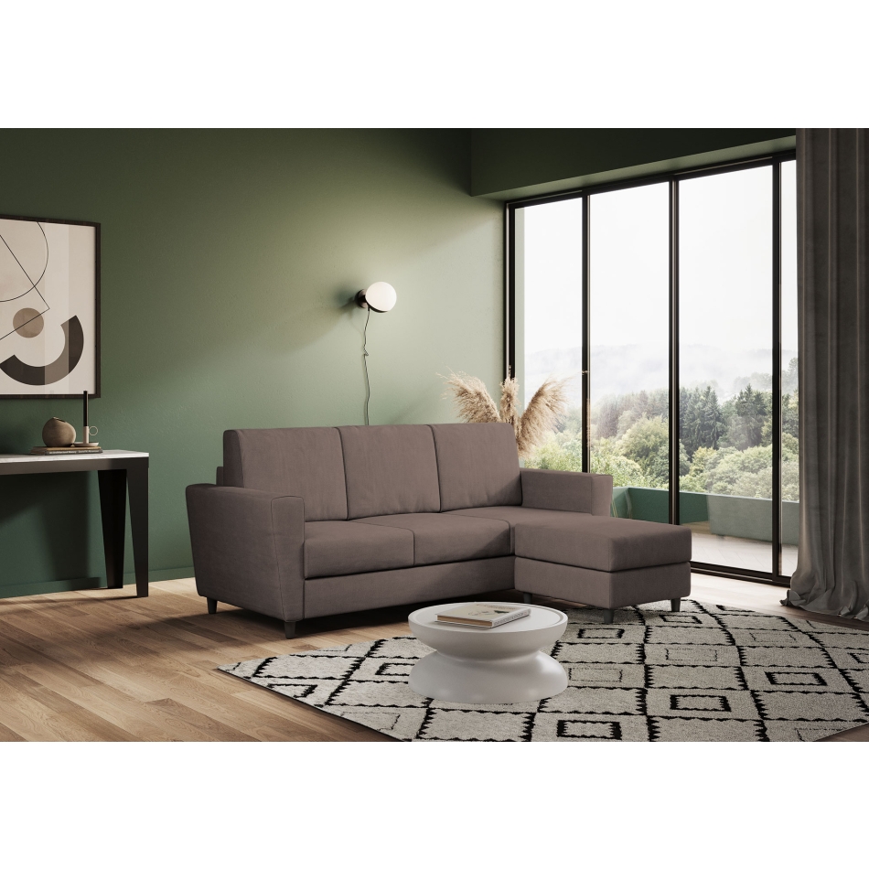 Divano Yasel 3 posti con pouf di Ityhome