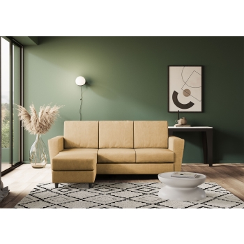 Divano Yasel 3 posti con pouf di Ityhome