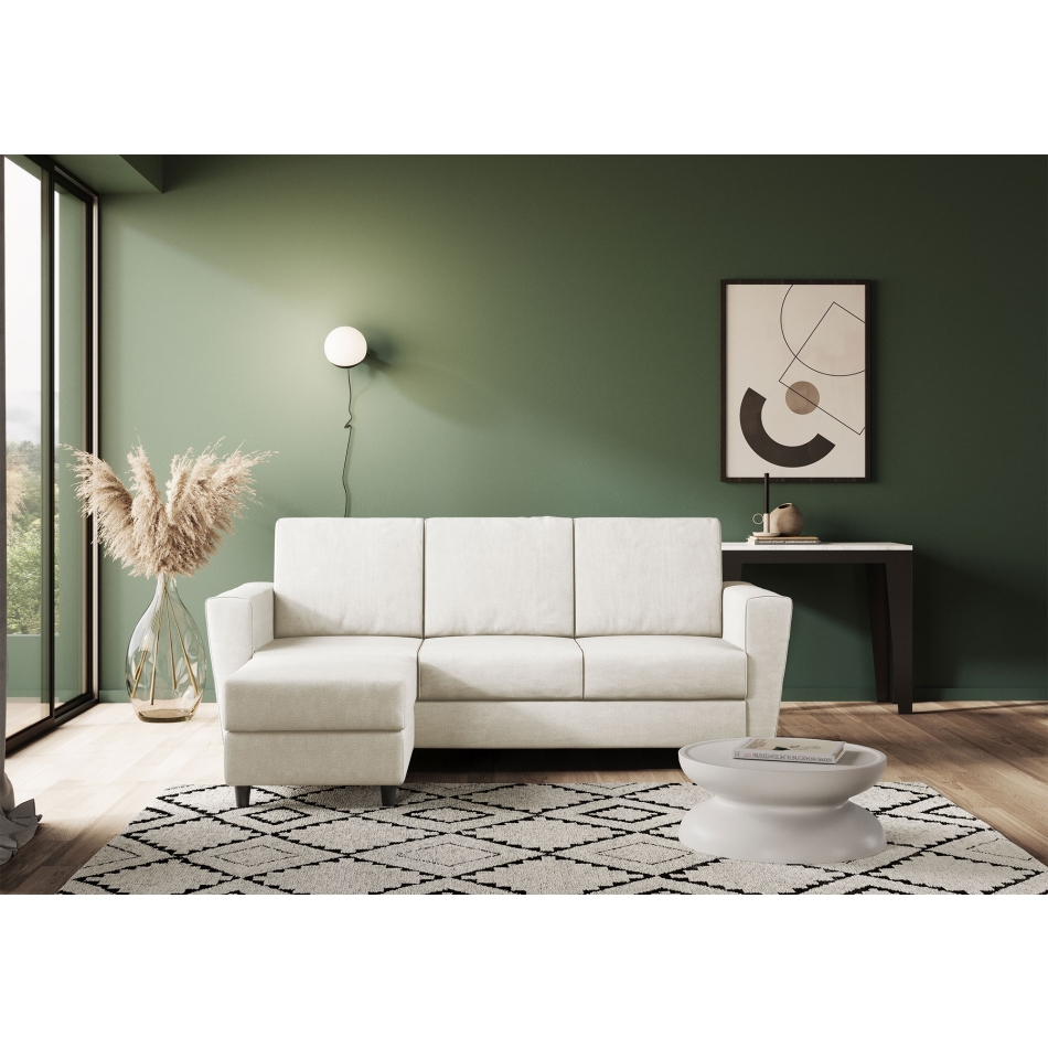 Divano Yasel 3 posti con pouf di Ityhome