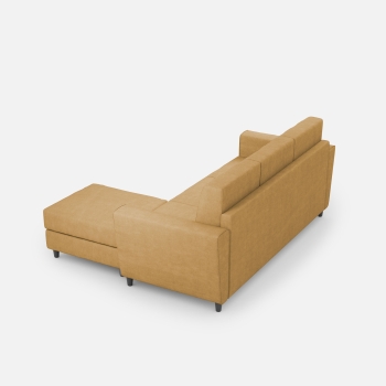 Divano Yasel 3 posti con pouf di Ityhome