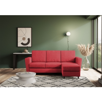 Divano Yasel 3 posti con pouf di Ityhome