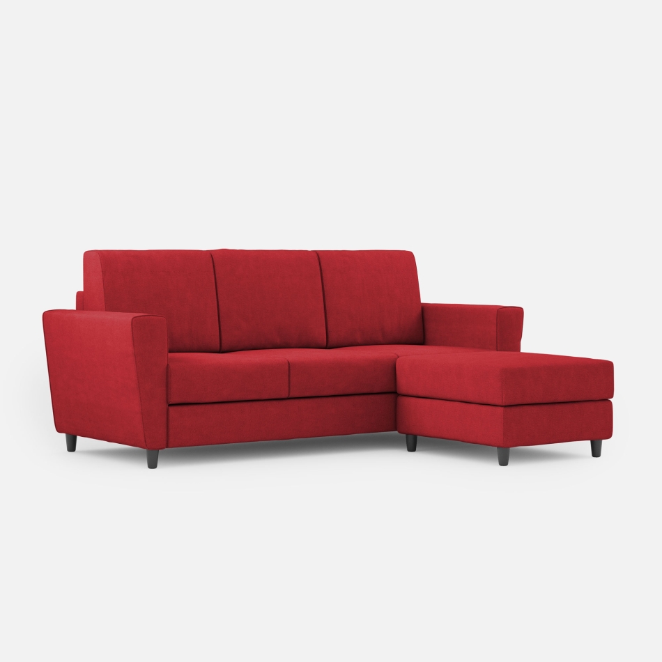 Divano Yasel 3 posti con pouf di Ityhome