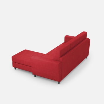 Divano Yasel 3 posti con pouf di Ityhome