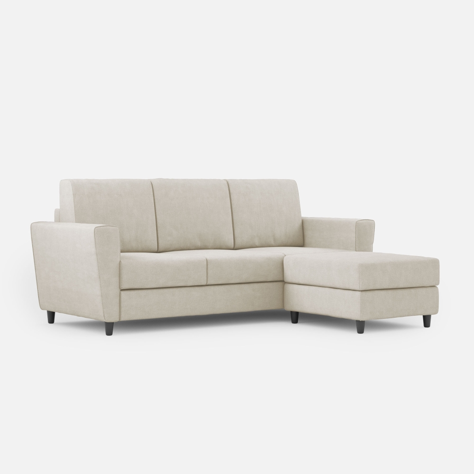 Divano Yasel 3 posti con pouf di Ityhome