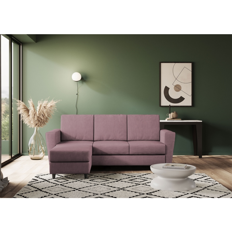 Divano Yasel 3 posti con pouf di Ityhome