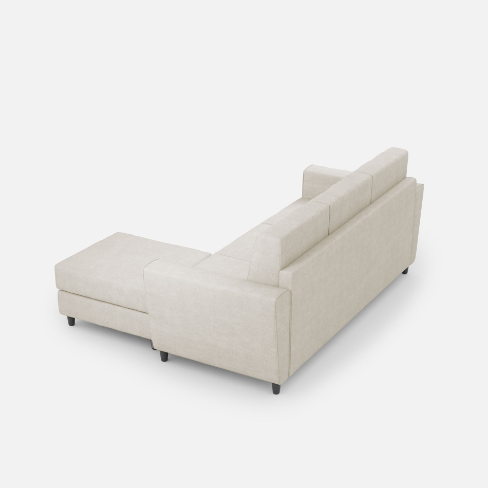 Divano Yasel 3 posti con pouf di Ityhome