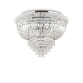 Lampadario da soffitto DUBAI PL24 cromo di Ideal Lux