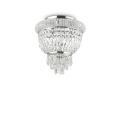 Lampadario da soffitto DUBAI PL3 cromo di Ideal Lux