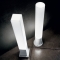Lampada da terra per esterno EDO OUTDOOR PT1 round bianco di Ideal Lux