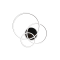 Plafoniera FRAME PL CERCHIO NERO 3000K di Ideal Lux