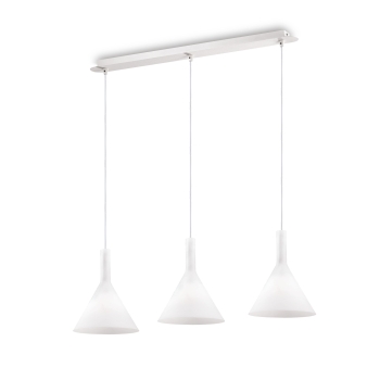 Lampada a sospensione Cocktail sp3 bianco di Ideal Lux