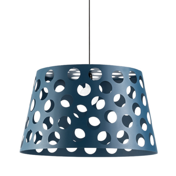 Lampada Bolle da sospensione o versione da terra con basamento in cemento di Midj