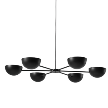 Lampada Charlotte da tavolo, sospensione, piantana o lampadario di Midj