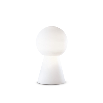 Lampada da tavolo BIRILLO TL1 medium bianco di Ideal Lux