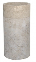 Lavandino Cylinder Basin CP950CIL di Cipì in marmo naturale color avorio