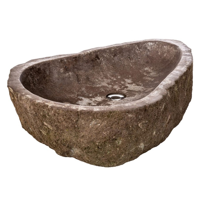 Lavandino Joya Medium CP950/JO di Cipì in pietra di fiume naturale