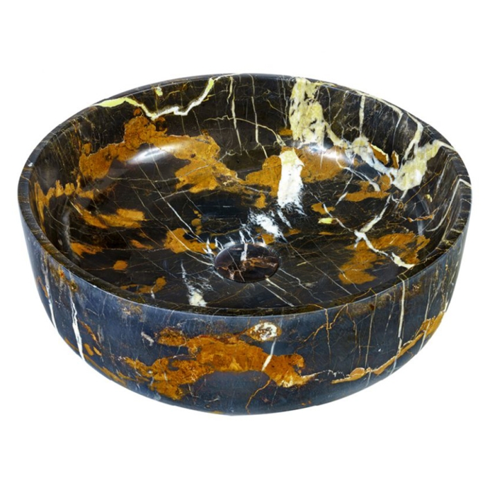 Lavandino Portoro Gold CP950DOT/PG di Cipì in marmo