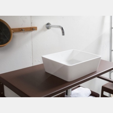 Lavandino Slashbasic di Cipì in Solid Surface rettangolare