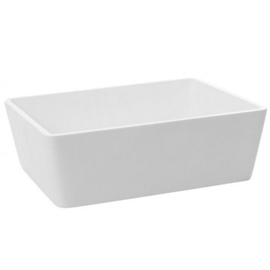 Lavandino Slashbasic di Cipì in Solid Surface rettangolare