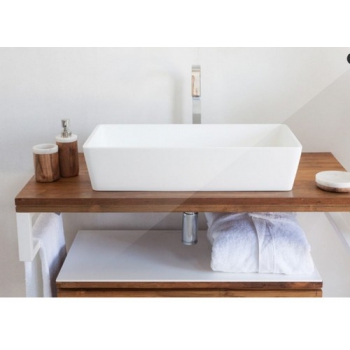 Lavandino Slashbig di Cipì in Solid Surface rettangolare