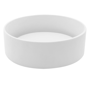 Lavandino Trabocchetto CP950/TB CP950/TBR di Cipì in Solid Surface quadrato o tondo, bianco o grigio