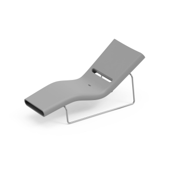 Lettino da sole Esse con telaio di Lyxo