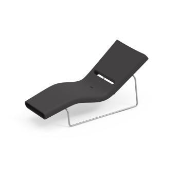 Lettino da sole Esse con telaio di Lyxo