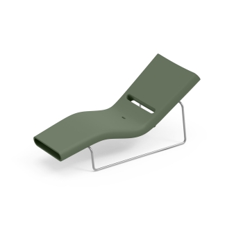 Lettino da sole Esse con telaio di Lyxo